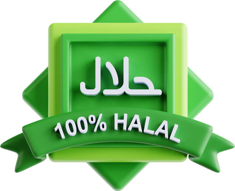 3d halal icon